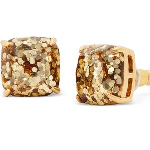 Kate Spade New York Glitter Crystal Square Stud Earrings